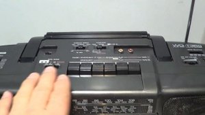 #Обзор.#SHARP WQ-T369.Sharp WQ-T369 Twin двухкассетная магнитола