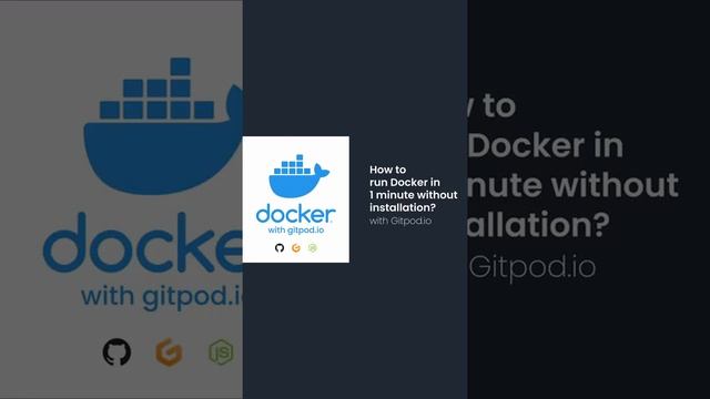 How to run Docker in 1 minute without installation ? | with Gitpod.io смотреть онлайн