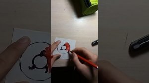 Туториал как нарисовать шаринган с 3 томоэ