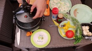 Ребра с овощами в афганском казане