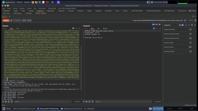 Lab: Exploiting Java deserialization with Apache Commons | Insecure deserialization смотреть онлайн
