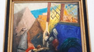 Цикл "Действительно, шедевры": Лариса Наумова. Натюрморт с черным петухом, 1988