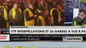 Un Gilet Jaune remet en place Benjamin Griveaux