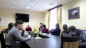 Краткая беседа с норвежской молодёжью в Петрозаводске (Зазнобин В. М., 2014.04.23)