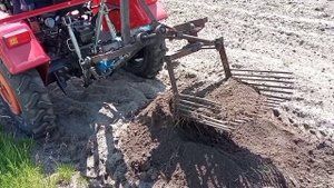 картофеле копалка для мини трактора и доработка системы охлаждения трактора SF240