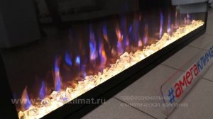Длинный электрический камин Real Flame Saphir 50
