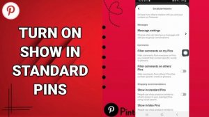 How To Turn On Show In Standard Pins On Pinterest App