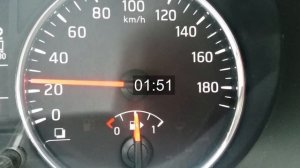 Разгон до 100 Nissan X-trail 2.5 разные режимы (4WD-2WD)