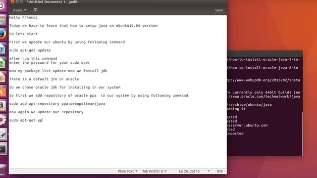 How to install java 1.8 on ubuntu 16.04 смотреть онлайн