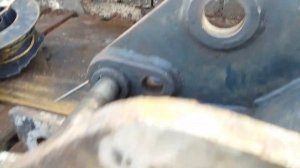 Ремонт "Быстросъёма" заднего ковша HIdromek (Расточка посадочных отверстий / Замена втулок)