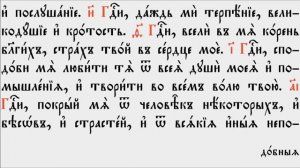 МОЛИТВЫ ВЕЧЕРНИЕ (церковно - славянский язык)