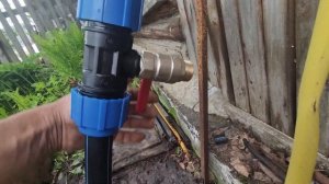 Подключение скважины по летнему варианту.