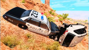 BeamNG Drive - Реалистичные автомобильные аварии и погони и ДТП. Бимка.