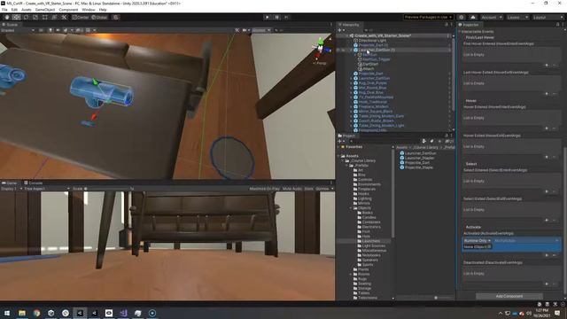 Unity Create with VR Challenge 2.2: Dart Gun