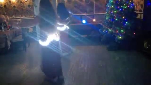 ШАФРАН - танец живота на Новогоднем корпоративе LED Belly dance