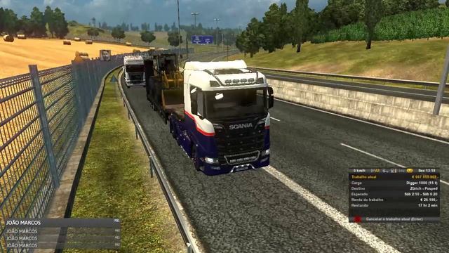 EURO TRUCK SIMULATOR 2 COMBOIO 24 HORAS COM A GALERA смотреть онлайн