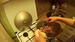 Гречка по-купечески в казане