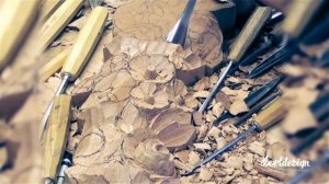Wood Carving Wreath of Flowers ►► Резьба по дереву Цветы Барокко