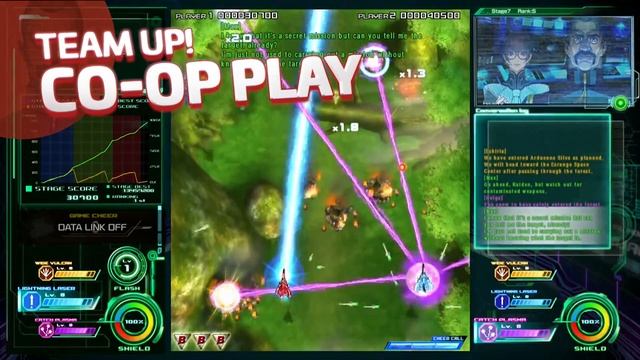 Raiden V: Director's Cut - Official Gameplay Launch Trailer смотреть онлайн