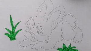 Как нарисовать зайчика. Простые рисунки.