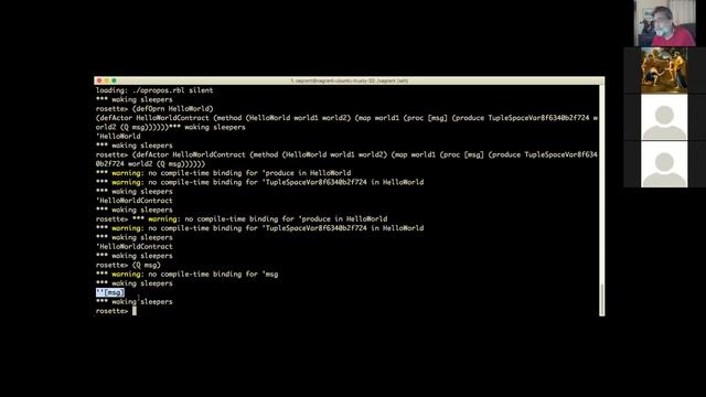 RChain noob work study 2017-05-25: Rolang to rosette compiler in scala overview смотреть онлайн