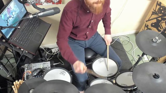 Meshuggah - Bleed, day 682 of 15 min/day practice (Beginner drummer) смотреть онлайн