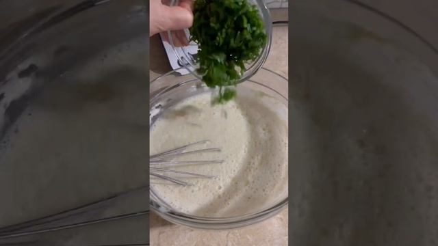 Блины с луком#вкусный завтрак##простаяеда