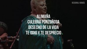 Paquita La Del Barrio - Rata De Dos Patas (LETRA)