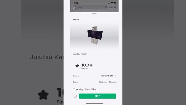 CHEAP Satoru Gojo ROBLOX Outfit Anime Avatar (Jujutsu Kaisen) + Links смотреть онлайн