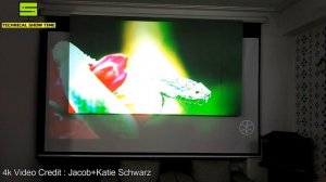 Grey Projector Screen Vs White Screen Picture Quality Test | Which is Better?