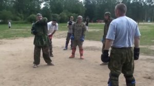 Ударная работа против группы - нюансы (S.P.A.S. self-defense)