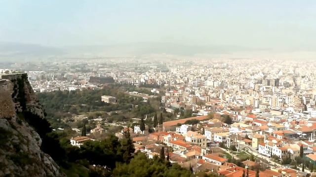 Акрополь, панорамный вид на Афины.....View of Athens from the heights of the Acropolis