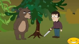 Миша и медведь.mpg