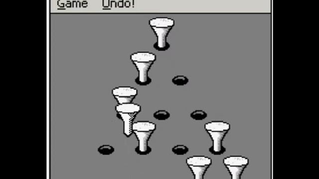 Peg Game (Triangle, 10 Pegs) Solution смотреть онлайн