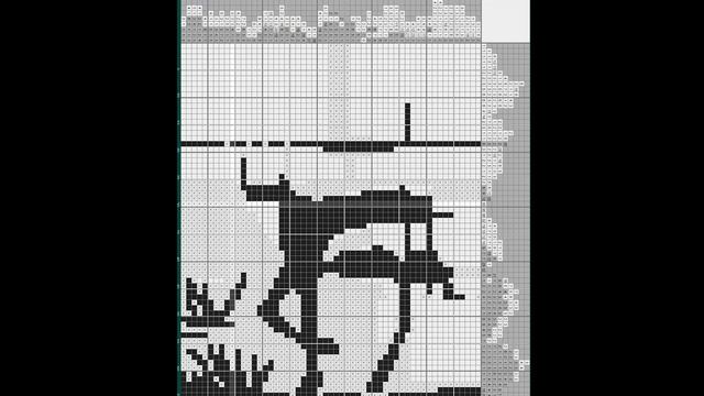 Японский кроссворд — Антилопа (Nonogram — Antelope) [★★★★]