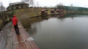 Рыбалка на водоеме "Золотой Сазан" ( н.Рига)