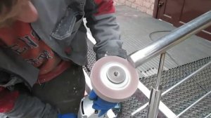 полировка перил