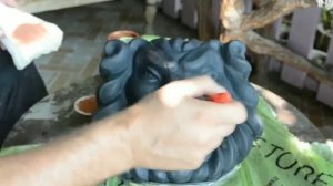 Лев имитация состаренной бронзы