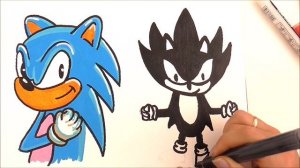 Drawing Sonic the Hedgehog _ drawholic