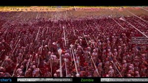 14 GOD ARCHERS vs 1,800,000 ZOMBIES - Ultimate Epic Battle Simulator 2 UEBS 2 (4K)