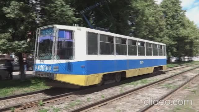РОССИЯ ГОРОД УФА.УФИМСКИЙ ТРАМВАЙ КТМ УЛИЦА ЗОРГЕ ДВОРЕЦ СПОРТА ЮЖНЫЙ АВТОВОКЗАЛ.8ИЮЛЯ 2022 ЛЕТО