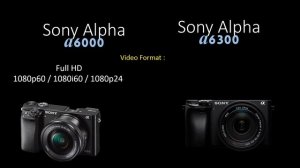 sony a6000 vs sony a6300