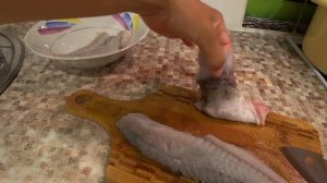 Я пожарила бычка . Сахалин.