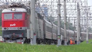ЧС7-009 с поездом №058г Москва - Йошкар-Ола