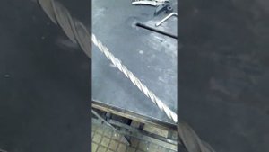Торсион из профильной трубы на самодельном станке.