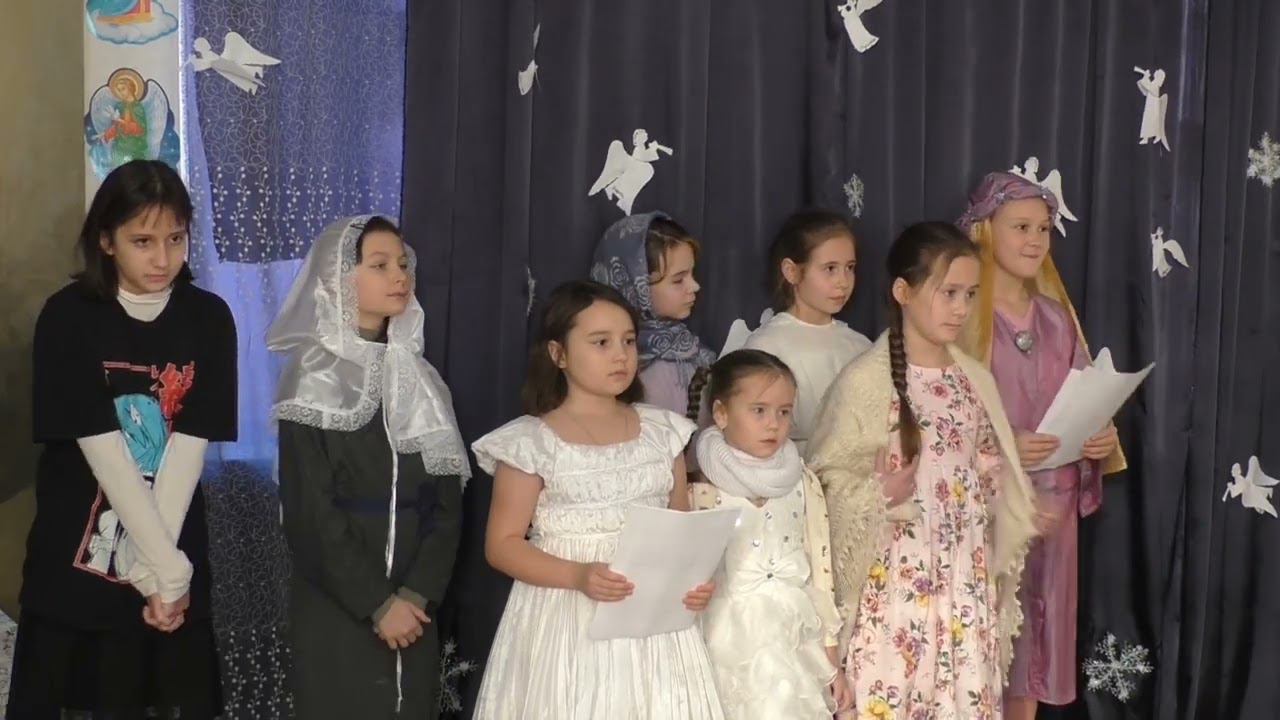 Рождественский утренник в воскресной школе Покровского храма г. Оренбурга 2023.01.15 смотреть онлайн