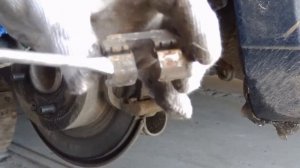 Nissan Tiida замена задних колодок