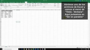 Abrir dos archivos de EXCEL en VENTANAS DIFERENTES Windows 10