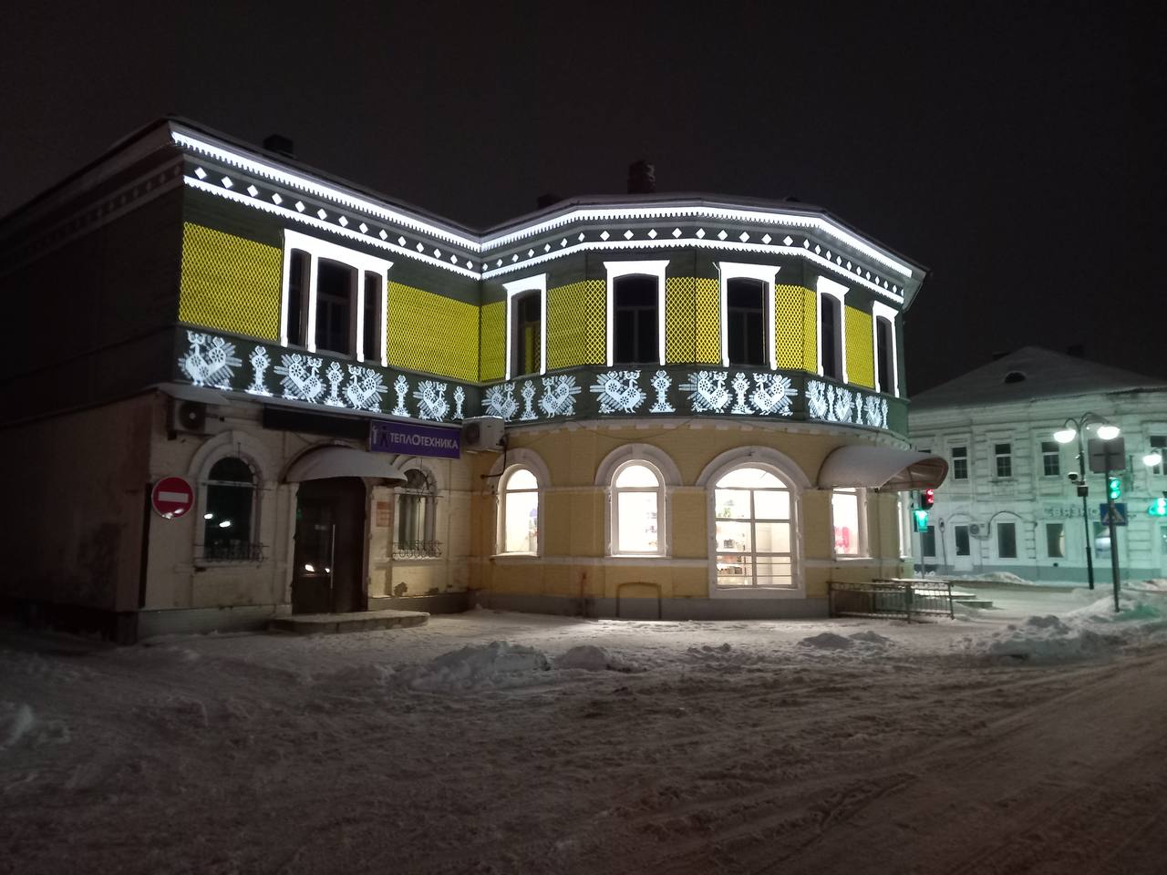 Архитектурно-художественное освещение центральных улиц в городе Торопец | Слайд-Мэппинг | BLACK RAYS