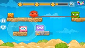 Мультик игра для детей. КРАСНЫЙ ШАР ПРОТИВ ЖЕЛЕЙНЫХ КУБИКОВ ЧАСТЬ 2